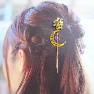 簪　ピンク(ヘアアクセサリー)