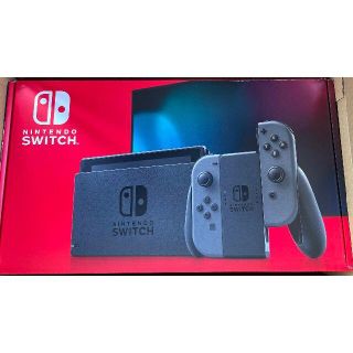 ニンテンドースイッチ(Nintendo Switch)の【新品未開封】送料込　ニンテンドースイッチ　グレー　本体(家庭用ゲーム機本体)