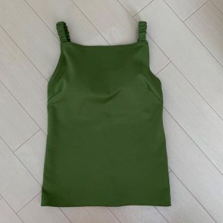 マウジー(moussy)のmoussy ブラキャミ グリーン(キャミソール)