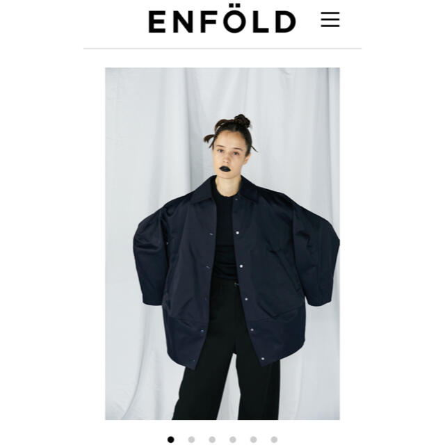 ENFOLD(エンフォルド)のtamagoさん専用2021SS  ENFOLD ヘビーサテン ベンチコート レディースのジャケット/アウター(ブルゾン)の商品写真