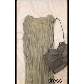 ロキエ(Lochie)のShiny pleated long dress(ロングワンピース/マキシワンピース)