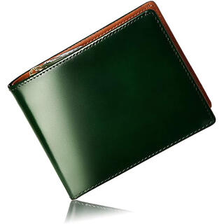 グレヴィオ GLEVIO 二つ折り財布 一流財布職人が作る 本革 ジャパンレザー(折り財布)