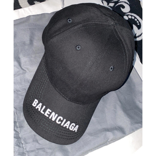Balenciaga - BALENCIAGA ロゴ刺繍ベースボールキャップ 新品タグ付き 