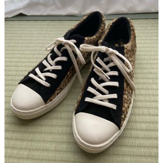 コンバース(CONVERSE)の【新品】コンバースオールスター　レオパード柄　26.5センチ(スニーカー)