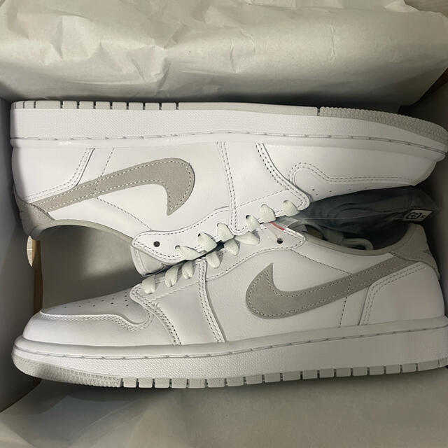 新品！NIKE AIR JORDAN 1 LOW OG NEUTRAL GREY