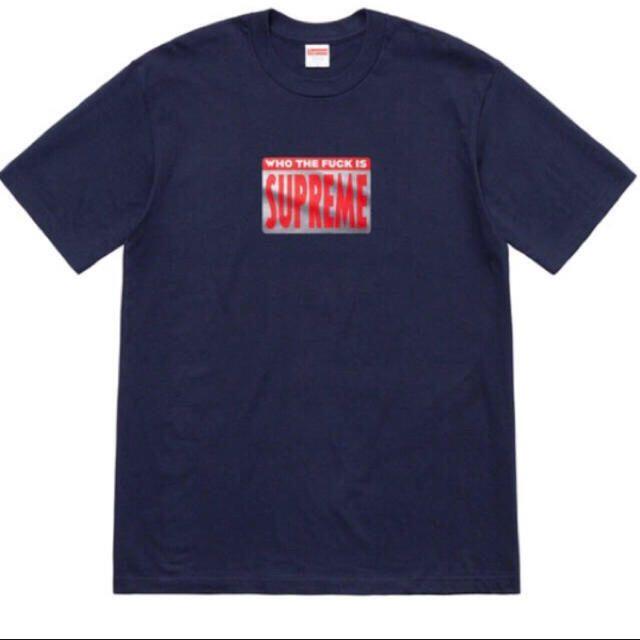 LargeカラーNavyLarge  Who The Fuck Tee