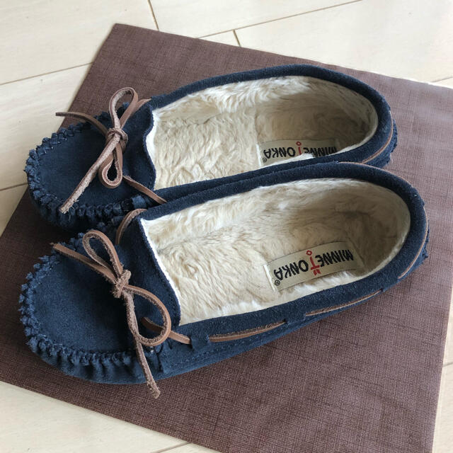 Minnetonka(ミネトンカ)のあずしお様専用　ミネトンカ　ファーモカシン レディースの靴/シューズ(スリッポン/モカシン)の商品写真