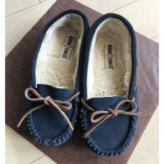 ミネトンカ(Minnetonka)のあずしお様専用　ミネトンカ　ファーモカシン(スリッポン/モカシン)