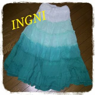 イング(INGNI)のまぁ様♡INGNIグラデーションマキシ(ロングスカート)