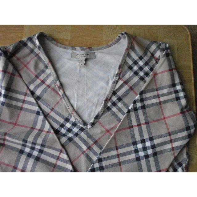 BURBERRY(バーバリー)の☆バーバリー☆Sサイズ☆七分袖☆カットソー☆美品☆ レディースのトップス(カットソー(長袖/七分))の商品写真