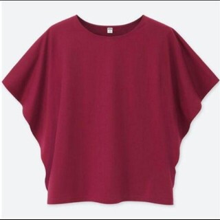 ユニクロ(UNIQLO)の【美品】ユニクロ　マーセライズコットンT（半袖）(Tシャツ(半袖/袖なし))