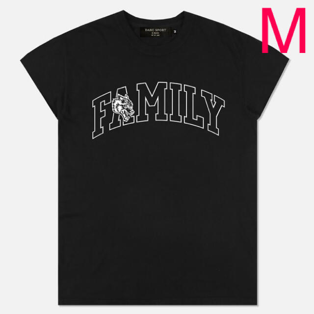 ★DARC SPORT★FAMILY★スリーブTシャツ★黒★M★ スポーツ/アウトドアのトレーニング/エクササイズ(その他)の商品写真