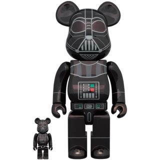 メディコムトイ(MEDICOM TOY)のBE@RBRICK DARTH VADER Chrome 100％&400％(その他)