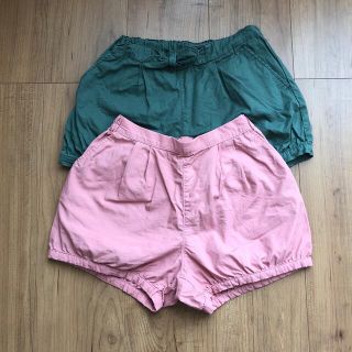 ユニクロ(UNIQLO)のユニクロ　ショートパンツ　2枚セット　130(パンツ/スパッツ)