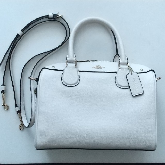 コーチ COACH ハンドバッグ 美品  F57521 ホワイト