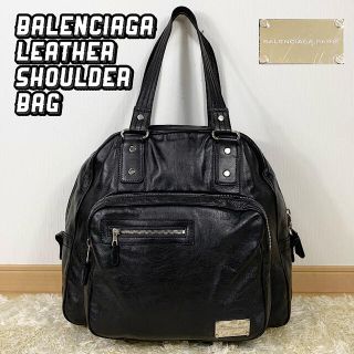 バレンシアガ 新品 BALENCIAGA 2way ソフトラム　バッグ　ボストン