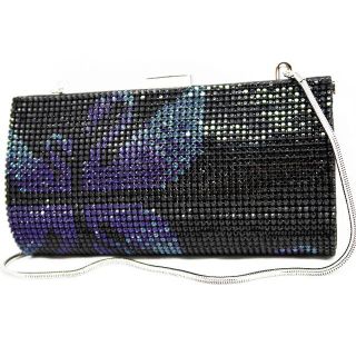 未使用 SWAROVSKI スワロフスキー クリスタル クラッチバッグ