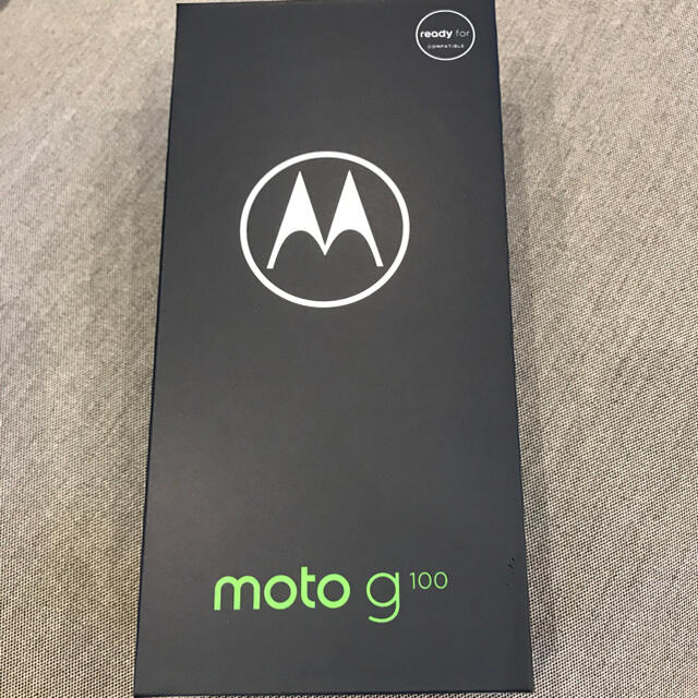 【新品未開封】モトローラ moto g100 8GB/128GB simフリー￥58800型番