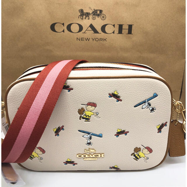 ¥88000カラー【COACH X PEANUTS☆新作】完売品！新品！日本限定！ショルダー！