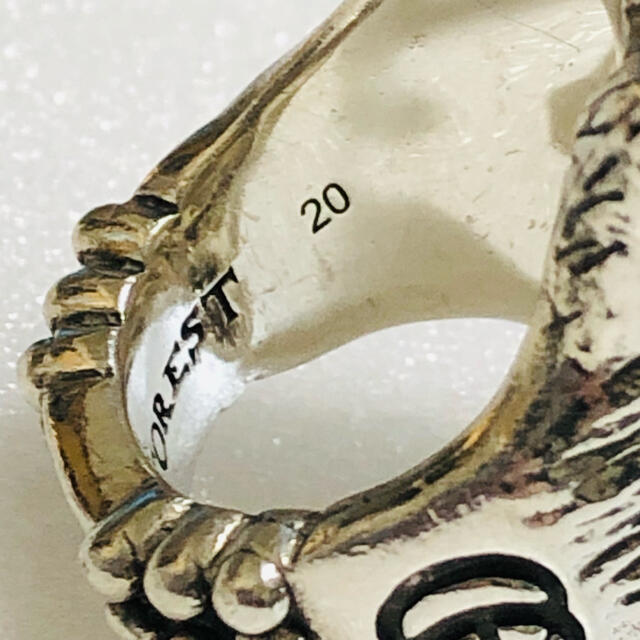 Gucci(グッチ)のGUCCI グッチ ウルフヘッド レア ラージ リング 20号 指輪 中古 美品 メンズのアクセサリー(リング(指輪))の商品写真