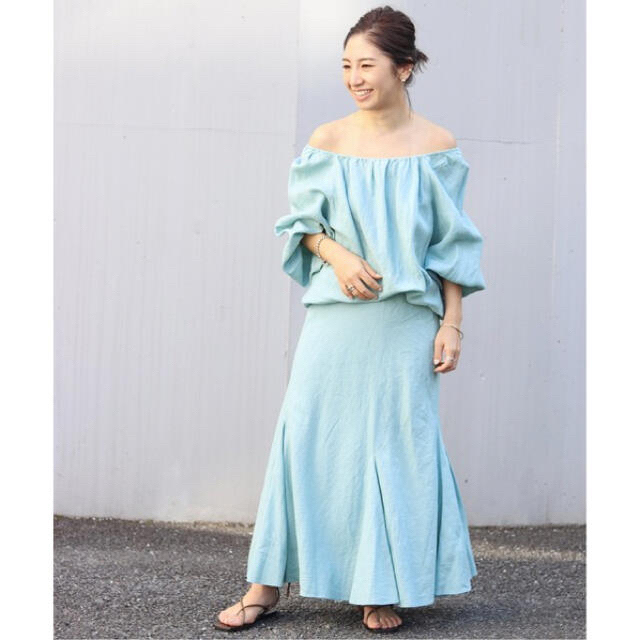 Plage(プラージュ)の【新品未使用】Plage Linen Mermaid スカート◆ ¥20,900 レディースのスカート(ロングスカート)の商品写真