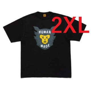 2XL HUMAN MADE KAWS T-Shirt #1 "Black"(Tシャツ/カットソー(半袖/袖なし))