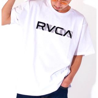 ルーカ(RVCA)の新品 RVCA ルーカ XL カオス オーダー ロゴ プリント Tシャツ (Tシャツ/カットソー(半袖/袖なし))