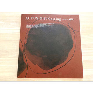 アクタス(ACTUS)のACTUS アクタス ギフトカタログ ワインレッド(その他)