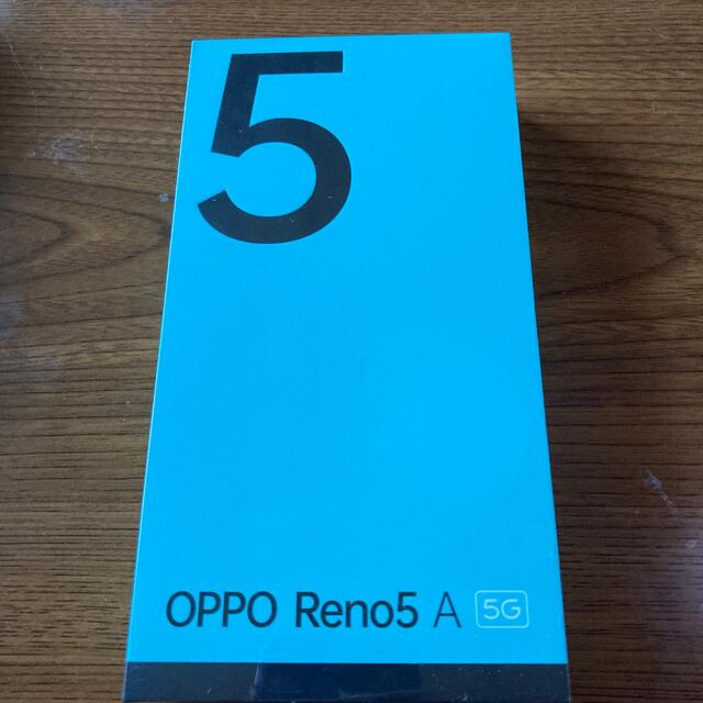 【新品未開封】OPPO Reno5A アイスブルー