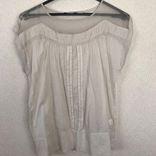 ザラ(ZARA)のZARA ノースリーブブラウス　フェミニン(Tシャツ(半袖/袖なし))