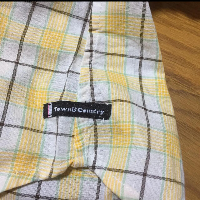 Town & Country(タウンアンドカントリー)のチェックシャツ　新品未使用 レディースのトップス(シャツ/ブラウス(長袖/七分))の商品写真