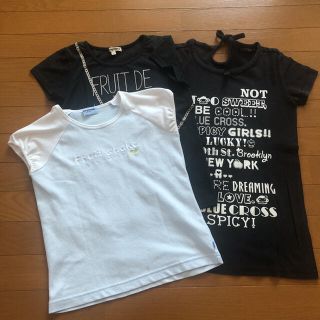 ポンポネット(pom ponette)のガールズ半袖Tシャツ　3枚セット(Tシャツ/カットソー)