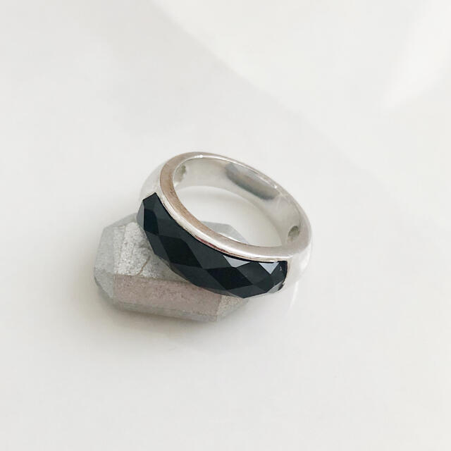 Retro ＊ black cut ring レディースのアクセサリー(リング(指輪))の商品写真