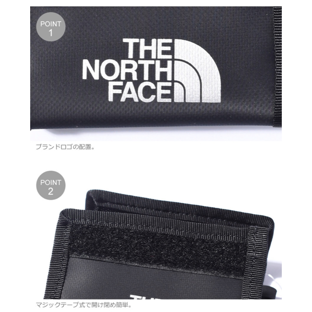 THE NORTH FACE(ザノースフェイス)のザ・ノースフェイス コインケース BCワレットミニ ブラック　NM82081 メンズのファッション小物(コインケース/小銭入れ)の商品写真