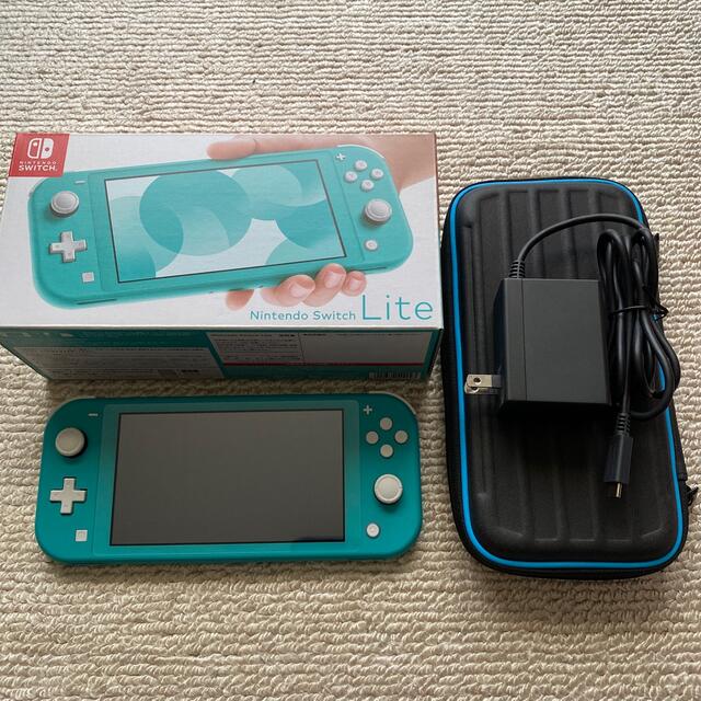 Nintendo Switch(ニンテンドースイッチ)のNintendo Switch Lite ターコイズ  エンタメ/ホビーのゲームソフト/ゲーム機本体(家庭用ゲーム機本体)の商品写真