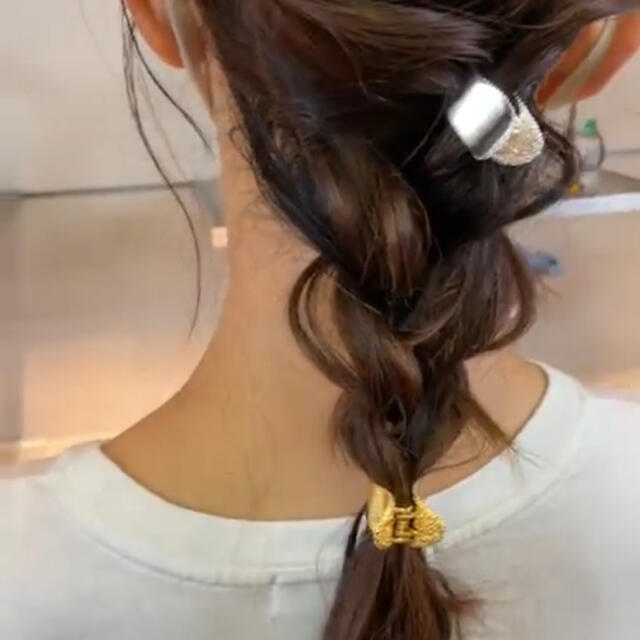 シルバーのコレットマルーフヘアピン