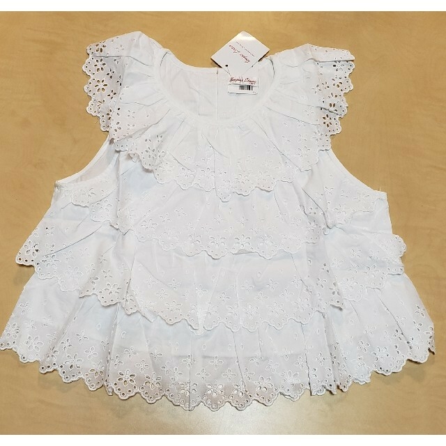 ガールズ150㎝  フリル ブラウス キッズ/ベビー/マタニティのキッズ服女の子用(90cm~)(ブラウス)の商品写真