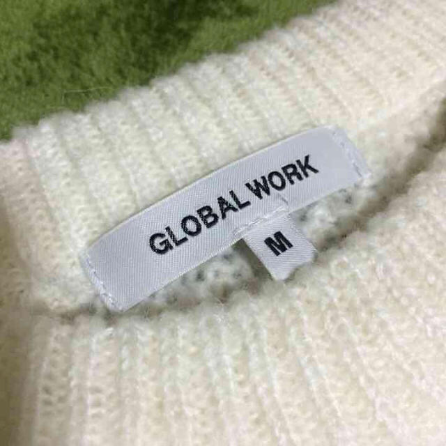 GLOBAL WORK(グローバルワーク)のkimidori 様専用 (｡･ω･｡)グローバルワーク ケーブルニット M レディースのトップス(ニット/セーター)の商品写真