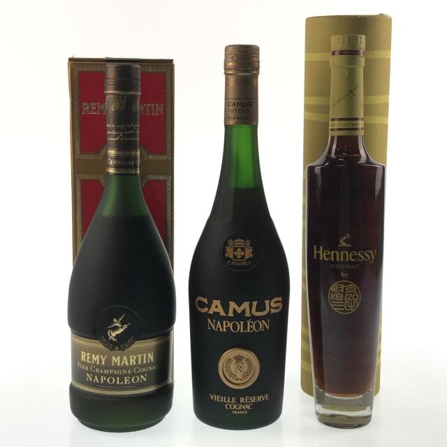 3本 REMY MARTIN CAMUS Hennessy コニャック