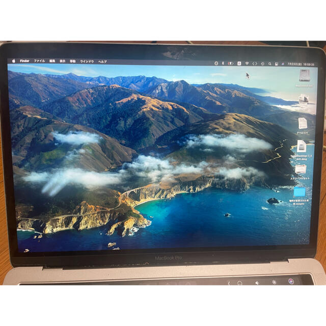 Mac (Apple)(マック)のジャンク　MacBook pro 2016 Touch Bar 256GB スマホ/家電/カメラのPC/タブレット(ノートPC)の商品写真