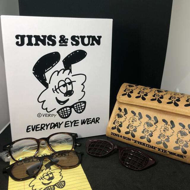 JINS＆SUN×VERDY 限定アイウエアスタンドセット