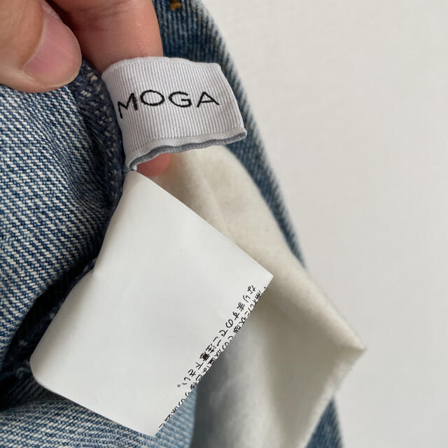 MOGA(モガ)のMOGA大きいサイズ13号デニムバギーパンツ　ハイウエストタイプ レディースのパンツ(デニム/ジーンズ)の商品写真