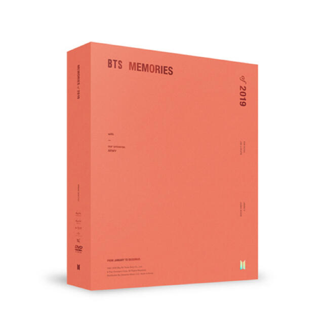 BTS memories 2019 DVDCD