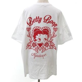 フィグアンドヴァイパー(FIG&VIPER)のFIG&VIPER BettyコラボBIG-Tシャツ 半袖 F 白 ホワイト(Tシャツ(半袖/袖なし))