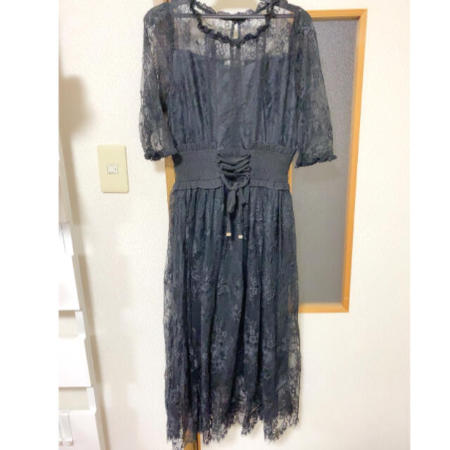 30%OFF SALE セール MAX&Co コットンレース 総レース ワンピース