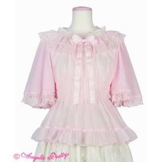 アンジェリックプリティー(Angelic Pretty)の★眠る前の一瞬値下げ★ Botanical ブラウス ピンク 状態良好 送料無料(シャツ/ブラウス(半袖/袖なし))