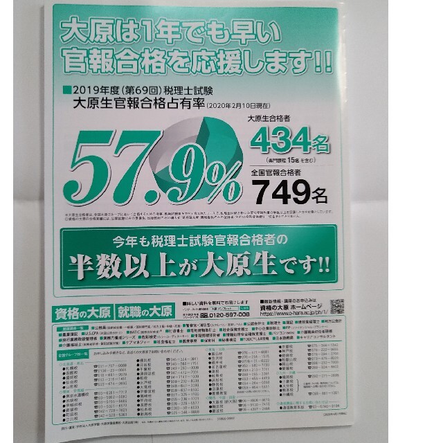 税理士試験 問題・解答集 2020 大原