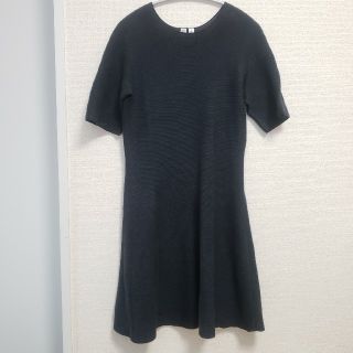 ユニクロ(UNIQLO)の【m-sanさま専用】UNIQLO U 　ルメール　コットンフレアワンピース(ひざ丈ワンピース)