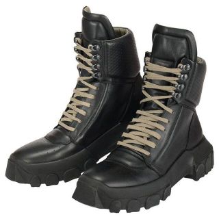 リックオウエンスリリーズ(Rickowens lilies)の●【難あり】リックオウエンス ブーツ RU18F1875 LPO 99 黒 41(ブーツ)