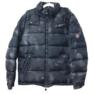 モンクレール(MONCLER)のモンクレール MONCLER MAYA(マヤ) 53214 カモフラージュ フード付き アウター ダウンジャケット ダウン グレー系(ダウンジャケット)